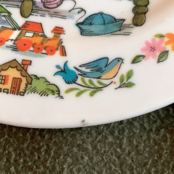 Vintage Oneida Deluxe 3243 Goldilocks and the 3 Bears melamine plate and bowl. - Picture 4 of 13